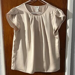 Nicole Miller Cream Blouse